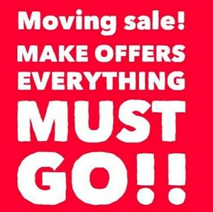 Selling everything, make reasonable offers!